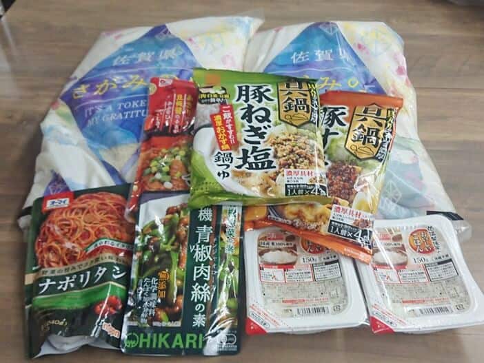 寄付食品6月