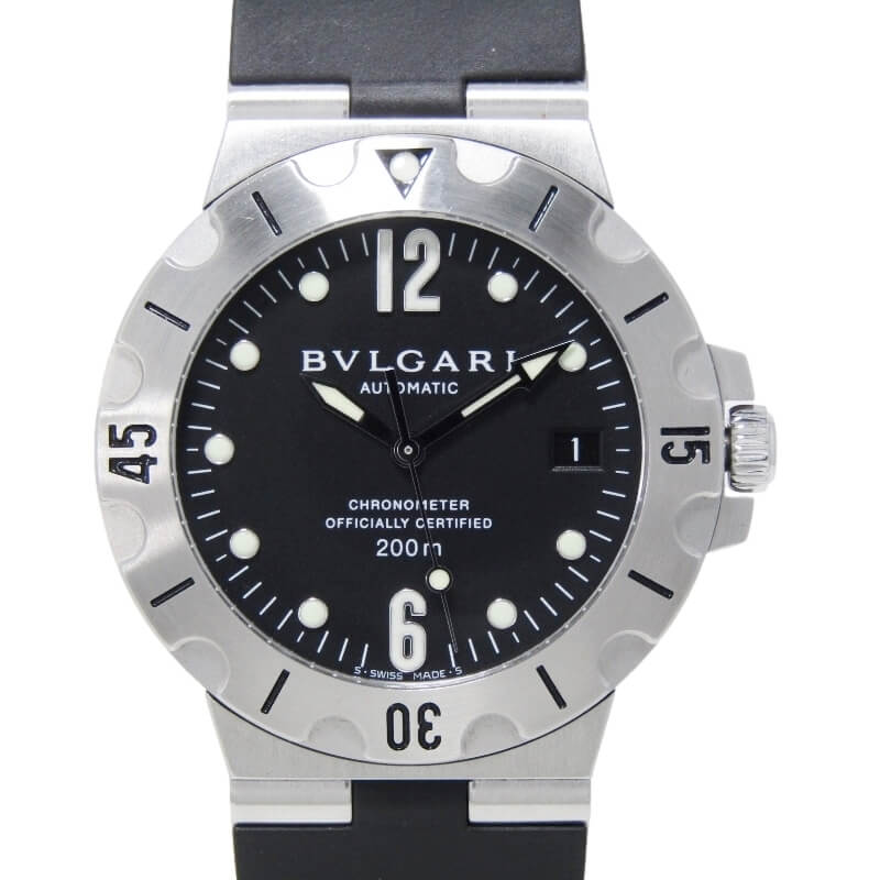 ブルガリ腕時計 ディアゴノ スクーバ デイト SD38S買取