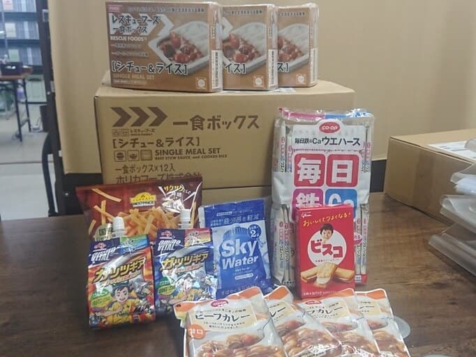 寄付食品7月