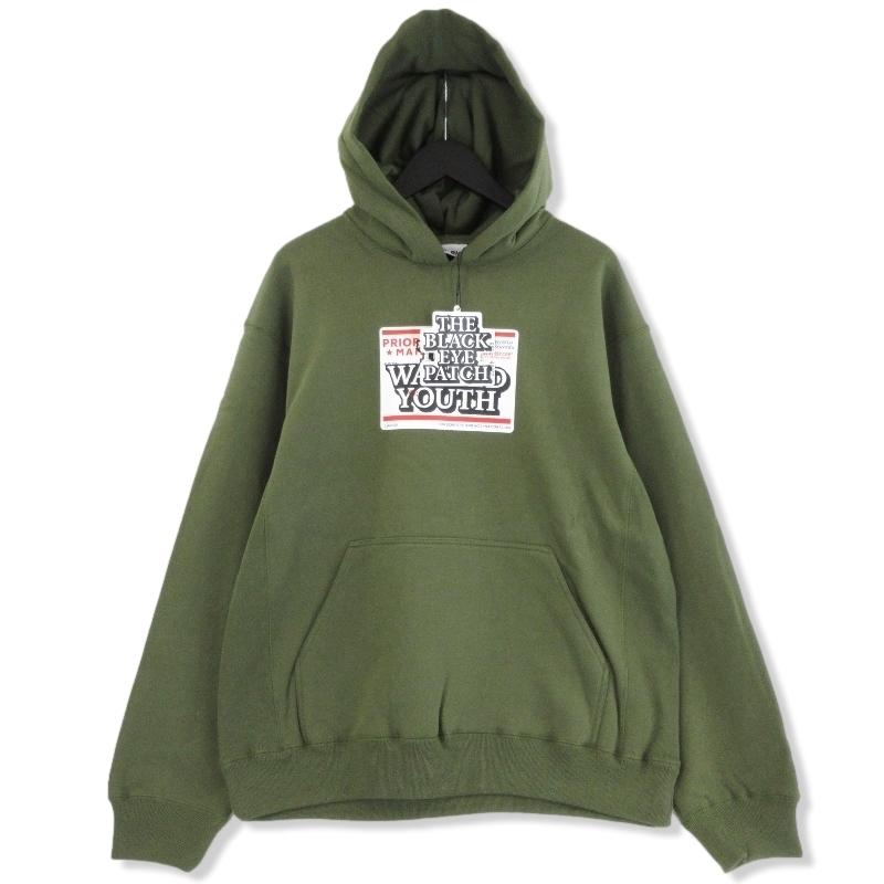BlackEyePatch ブラックアイパッチ Wasted Youth PRIORITY LABEL HOODIE BEPSS21EI29