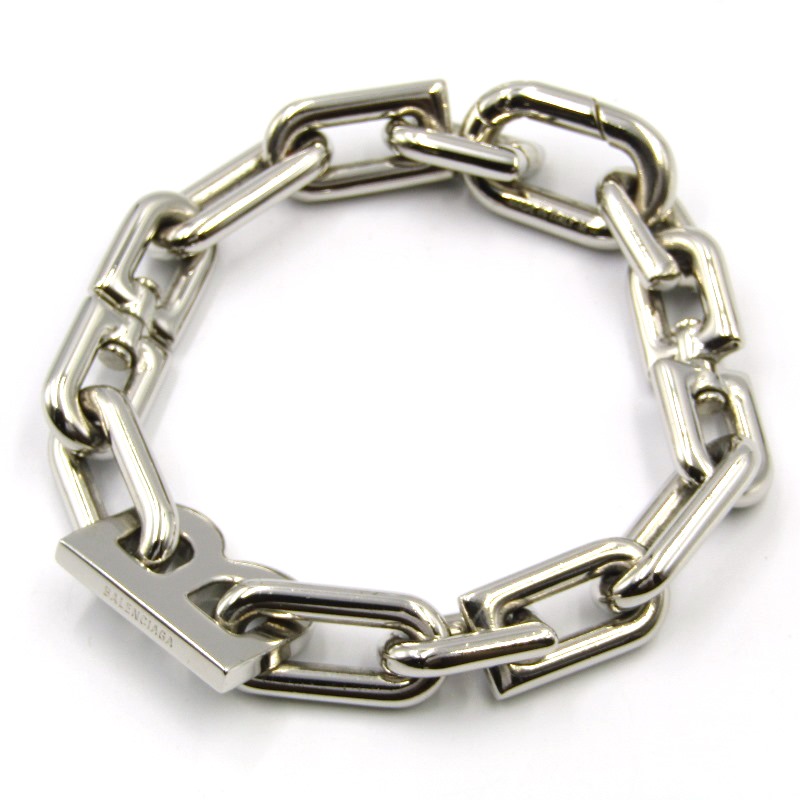 バレンシアガB Chain スリムブレスレット 599334 TZ99S 0926買取