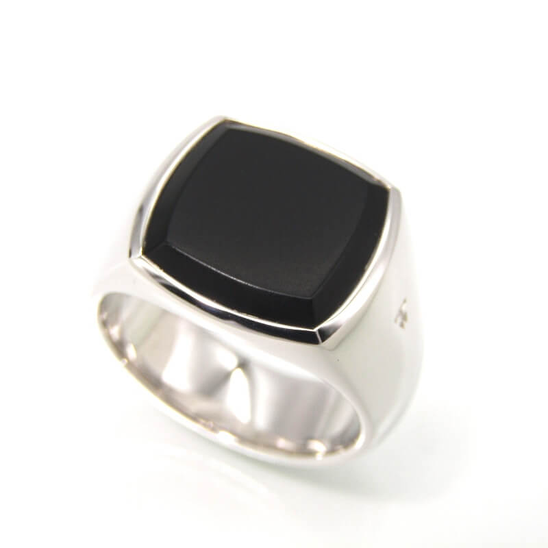 トムウッドリング Cushion Black Onyx Ring #54買取