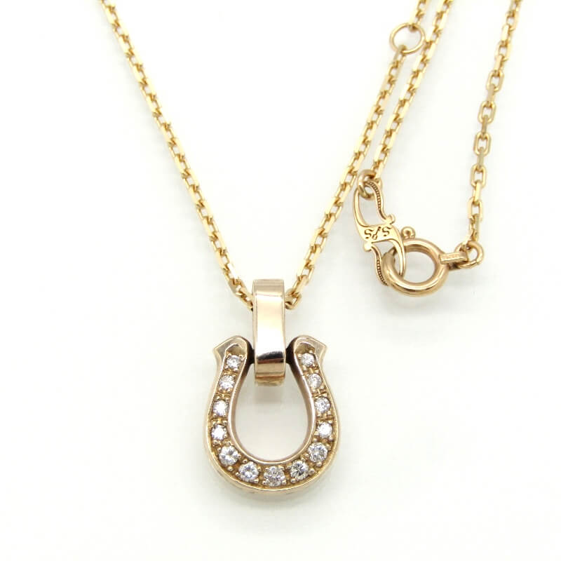 シンパシーオブソウルネックレス Horseshoe Amulet K10 Yellow Gold w/Diamond買取
