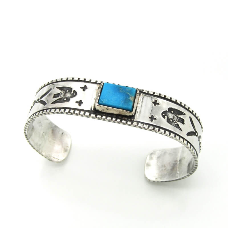 ラリースミスバングル SQUARE TURQUOISE BRACELET THUNDERBIRD買取