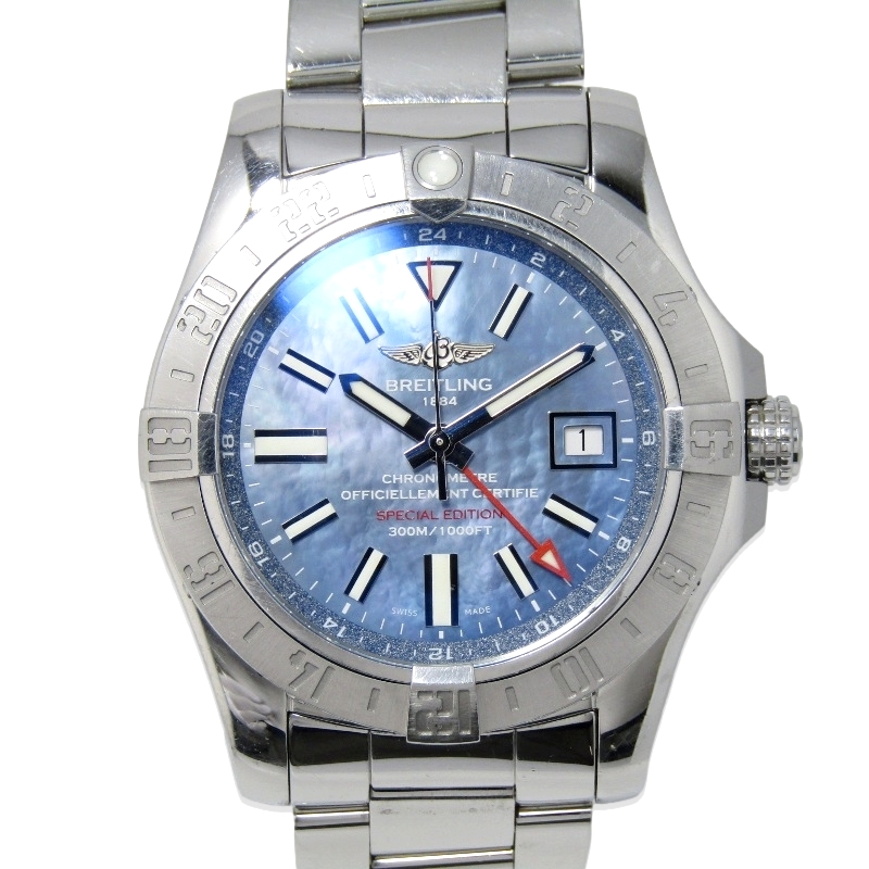 ブライトリングアベンジャー2 GMT 日本限定 A3239011/C930 自動巻き買取