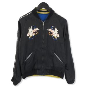 テーラー東洋 スーベニアジャケット TT15297-119 Early 1950s Style Acetate Souvenir Jacket ブラック/ブルー