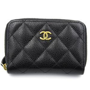CHANEL シャネル 小銭入れ Classic Zip Coin Wallet マトラッセ