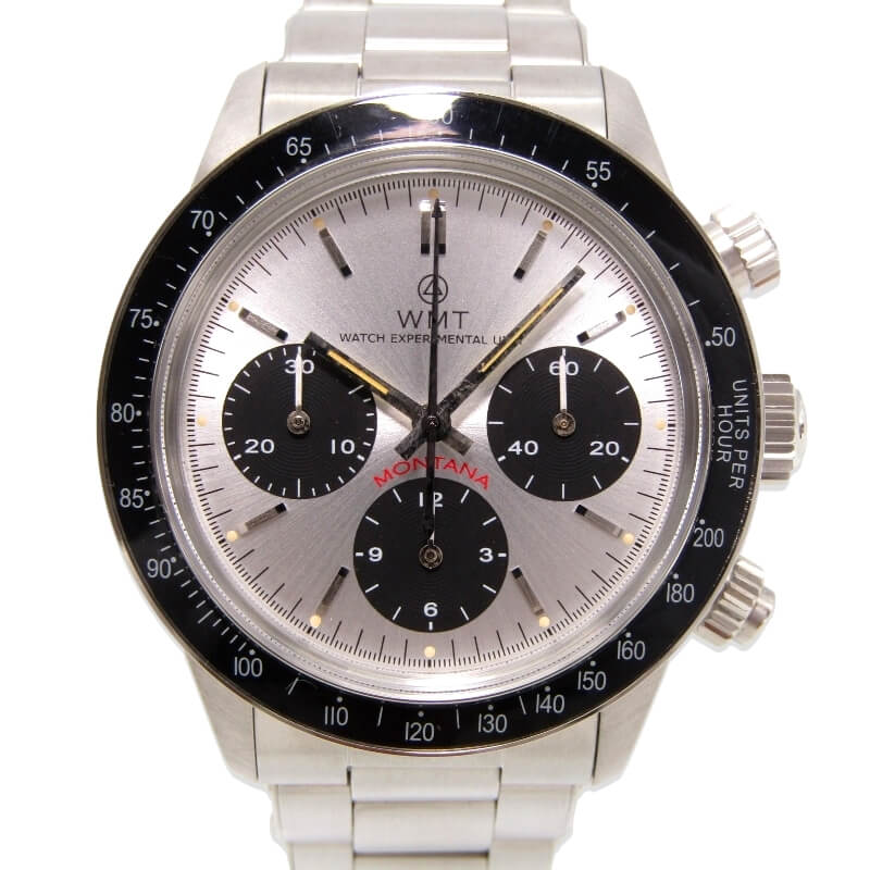 ダブルエムティーMONTANA Silver White Dial Aged Edition クロノグラフ 自動巻き買取