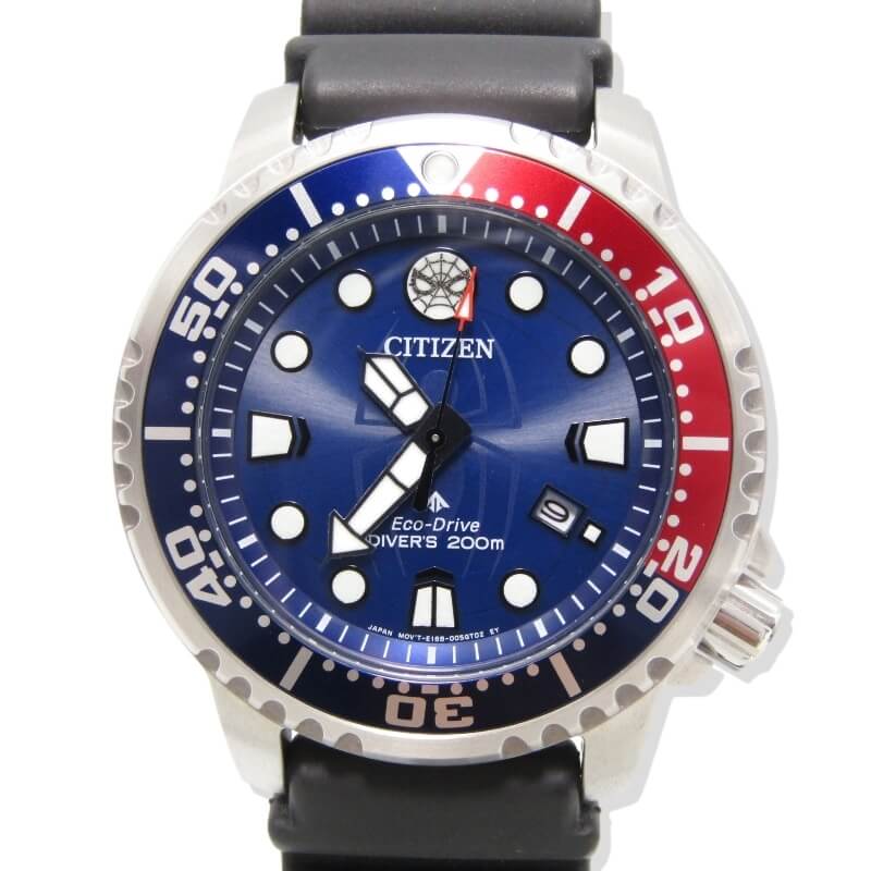 シチズンPRO MASTER MARINE BN0250-07L スパイダーマン買取