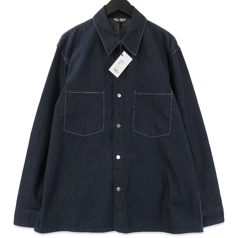 オーラリーHARD TWIST LIGHT DENIM SHIRTS BLOUSON買取