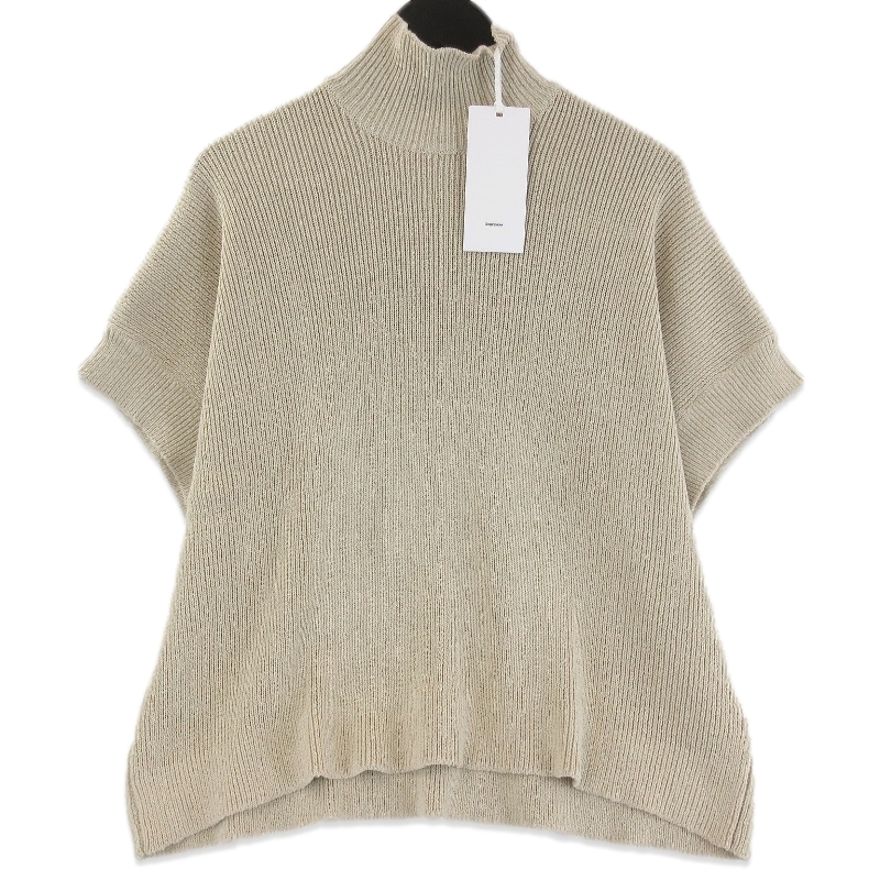 グラフペーパーLinen Solotex S/S Mock Neck Knit 買取