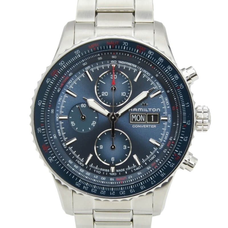 ハミルトンカーキ アビエーション コンバーター オート クロノ H76746140買取