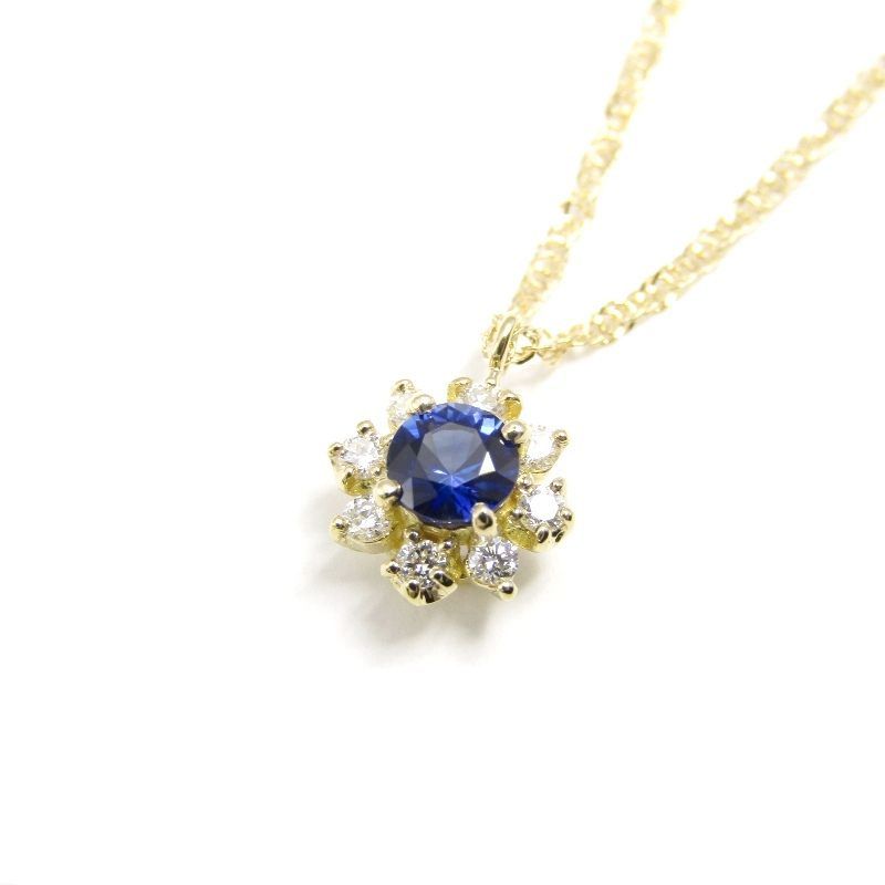 ビズーネックレス ブルーサファイア K18 フルリッテ買取