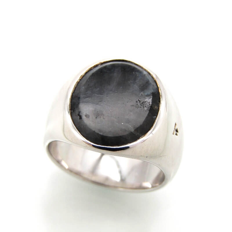 トムウッドリング Oval Ring Larvikite #52買取