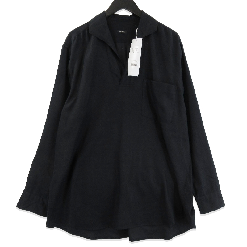 コモリシルクネル スキッパーシャツ X01-02007買取