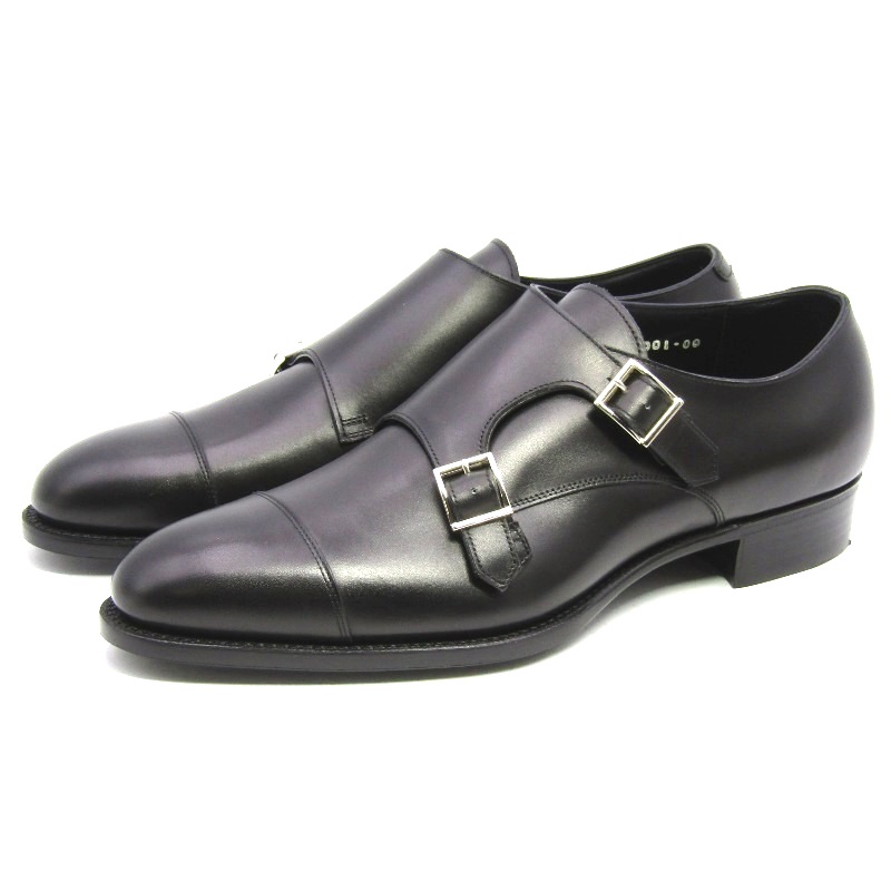 サンヨウヤマチョウUS8 26cm ダブルモンク 源四郎 Q7404-001買取