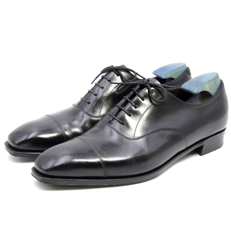 アンソニークレバリーUK8.5E ストレートチップ Bodie カーフ キャップトゥ買取