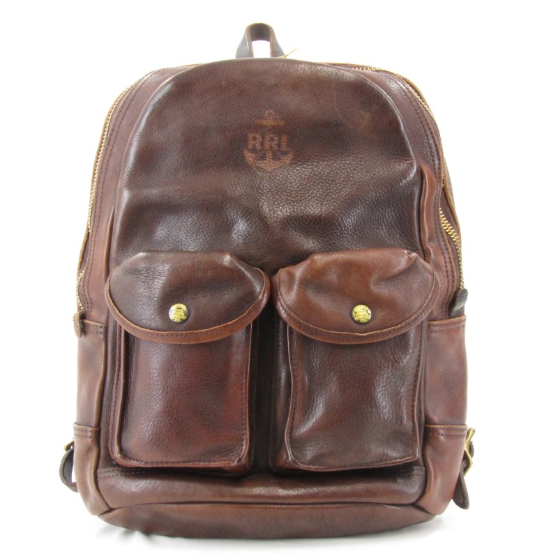 ダブルアールエルリュック MITCHELL LEATHER BACKPACK カウハイド買取