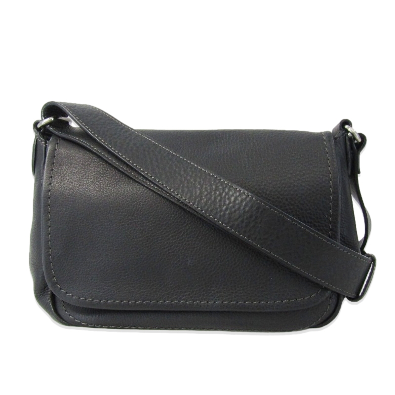 ツチヤカバンミディアムショルダー トーンオイルヌメ フラップ ショルダーバッグ 牛革買取