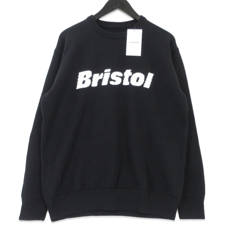 エフシーレアルブリストルAUTHENTIC LOGO CREWNECK KNIT FCRB-240087買取