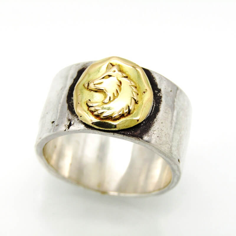 タディアンドキングリング 平打ち K18ウルフ 10mm幅 廃盤サイズ買取