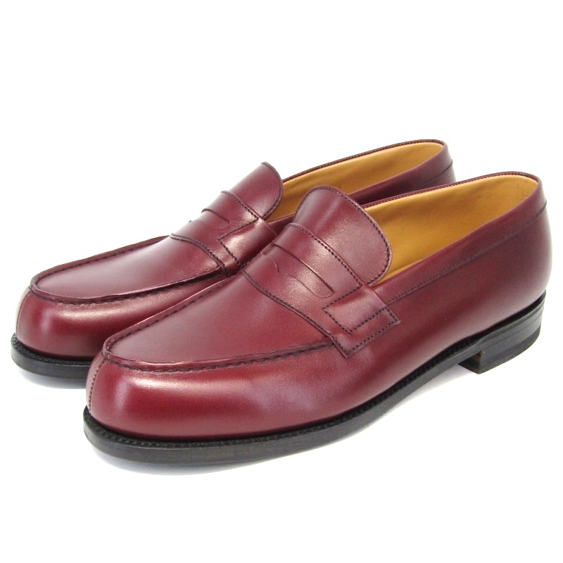 ジェイエムウエストン6.5C シグニチャーローファー #180 レザーソール トゥカンバーガンディ買取