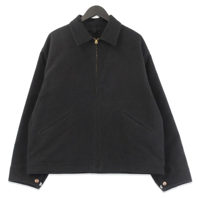 COMOLI コモリ モールスキンジップショートジャケット A03-01008