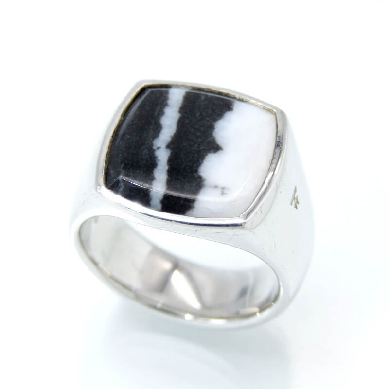 トムウッドリング Cushion Zebra Ring #52買取