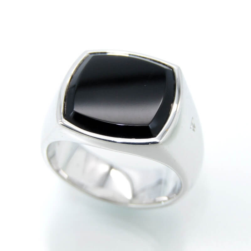 トムウッドリング Cushion Black Onyx Ring買取