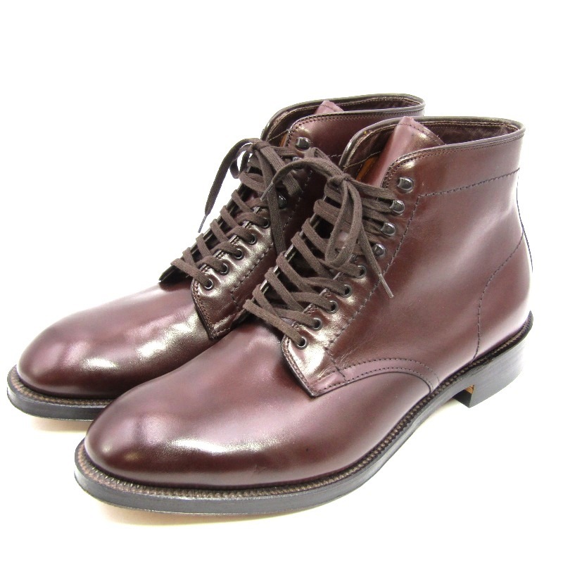 オールデンUS10D 28cm プレーントゥブーツ NATORIYA別注 45623H買取