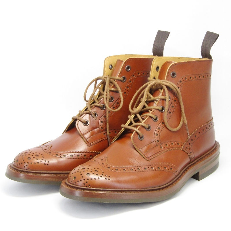 トリッカーズUK8 カントリーブーツ M2508 MALTON ブローグブーツ買取