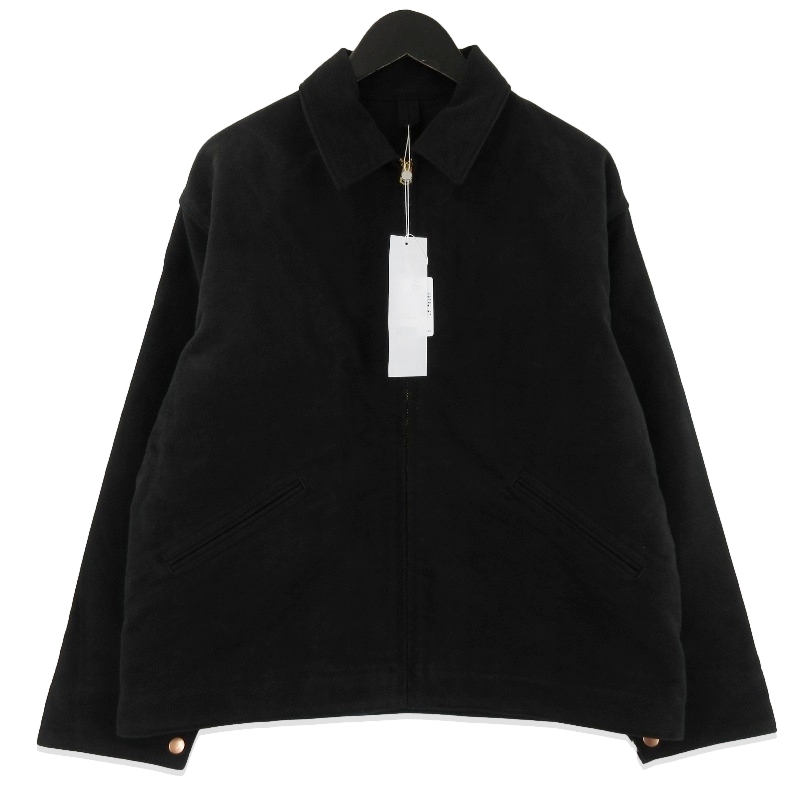 コモリ25AW モールスキン ジップショートジャケット C03-01016 ブラック買取