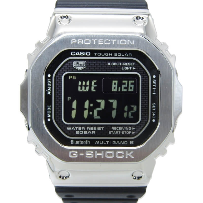 カシオGMW-B5000-1JF フルメタル 樹脂バンド 電波ソーラー スクエア買取