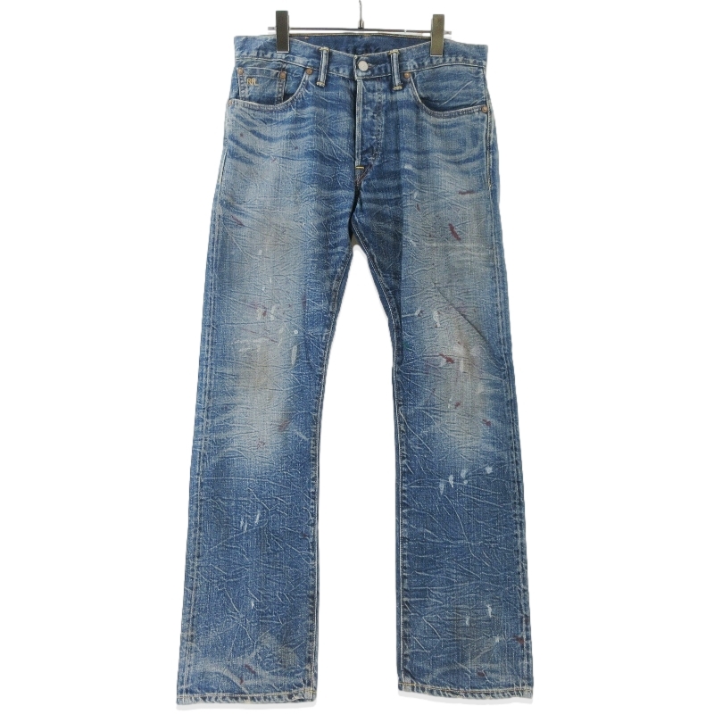 ダブルアールエルデニムパンツ LOW STRAIGHT BERGEN WASH買取
