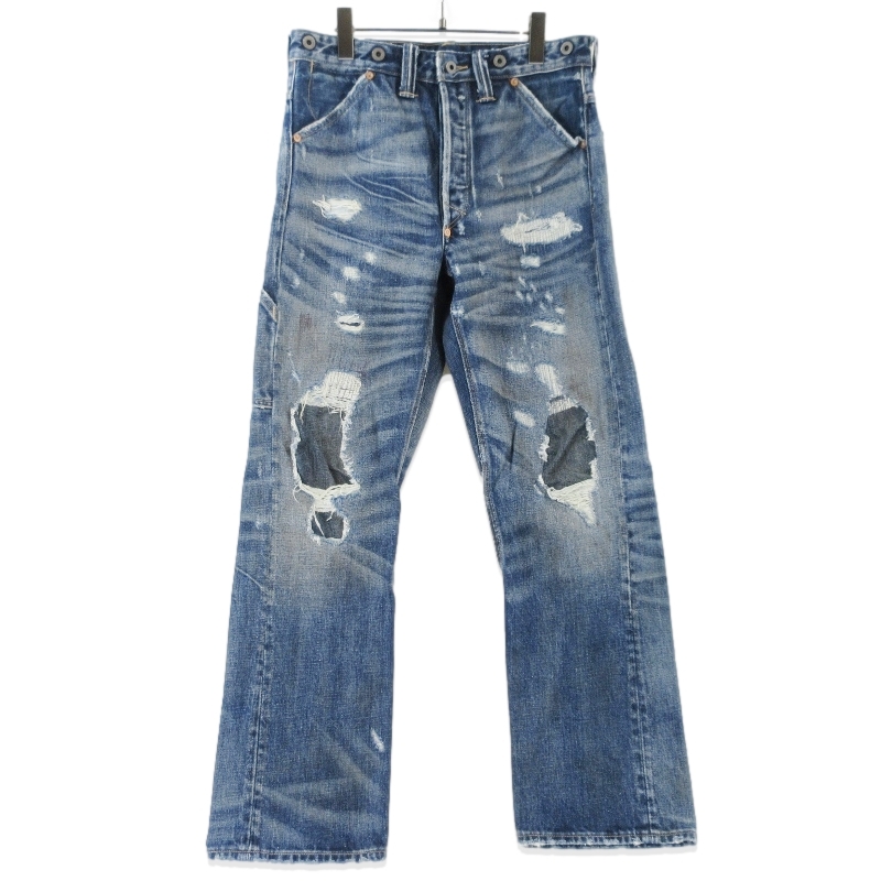 ダブルアールエルデニムパンツ BONNEVILLE BUCKLE BACK JEAN買取